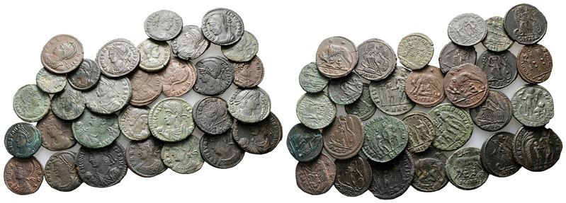 Lot Of 30 Roman Æ Coins