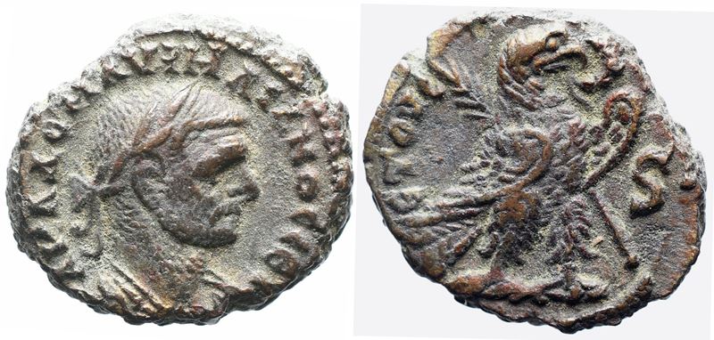 Aurelian (270-275). Egypt, Alexandria. Bi Tetradrachm