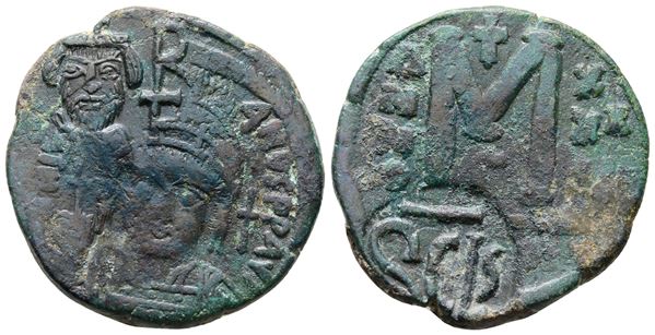 Heraclius (610-641). Æ 40 Nummi (33mm, 17.60g).  - Auction Greek, Roman and Byzantine Coins	 - Bertolami Fine Art - Prague