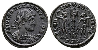 Constantius II (caesar, 324-337). Æ Follis (17mm, 1.63g).