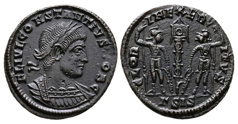 Constantius II (caesar, 324-337). Æ Follis (17mm, 1.63g).