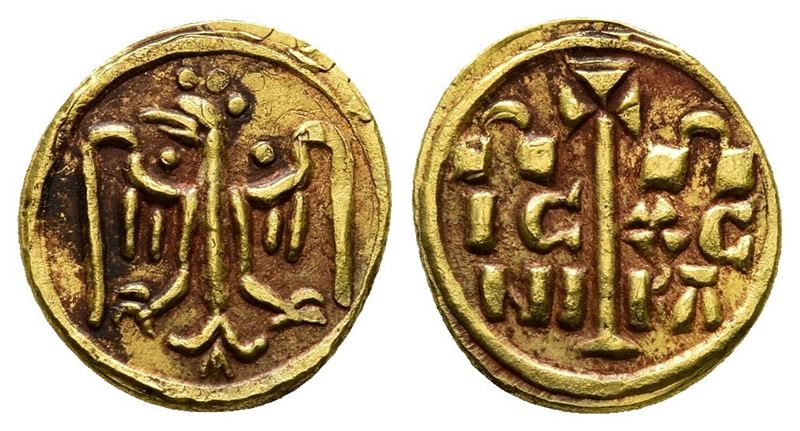 Italy, Sicily, Messina Or Brindisi. Federico II (1197-1250). Replica Of Av Tarì (12mm, 1.12g).