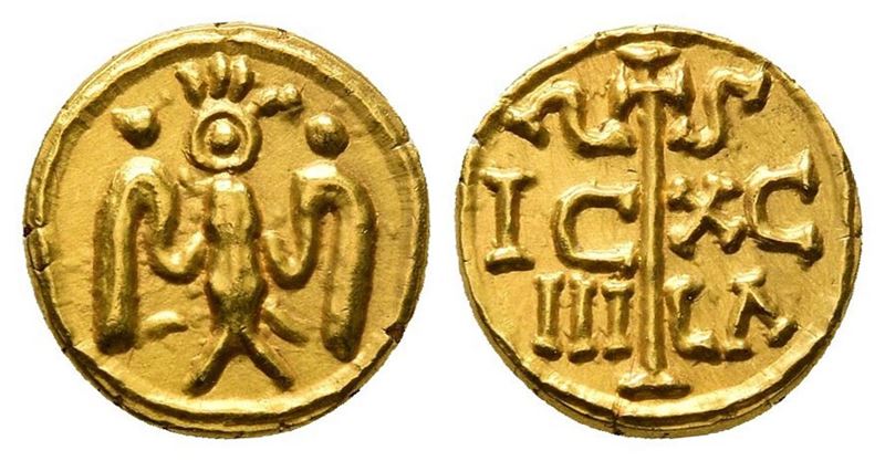 Italy, Sicily, Messina Or Brindisi. Federico II (1197-1250). Replica Of Av Tarì (10mm, 1.06g).