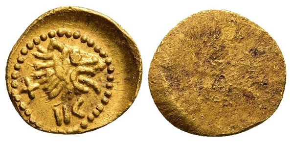 Etruria, Populonia, c. 300-250 BC. Replica of AV 12 1/2 Asses (11mm, 0.73g).  - Auction Greek, Roman and Byzantine Coins	 - Bertolami Fine Art - Prague