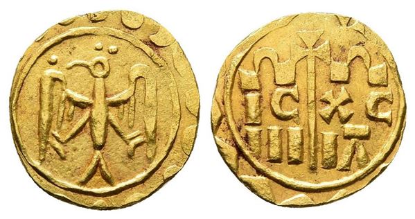 Italy, Sicily, Messina or Brindisi. Federico II (1197-1250). Replica of AV Tarì (12mm, 0.94g).