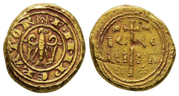 Italy, Sicily, Messina or Brindisi. Federico II (1197-1250). Replica of AV Multiplo di Tarì (16mm, 4.72g).