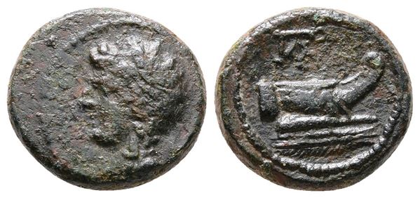 Sicily, Panormos, 2nd-1st century BC. Æ (15mm, 3.11g).