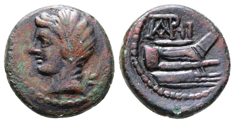 Sicily, Panormos, 2nd-1st Century Bc. Æ (14mm, 2.18g).