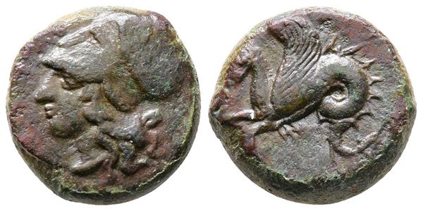 Sicily, Syracuse, 400-390 BC. Æ Litra (17mm, 6.17g).  - Auction Greek, Roman and Byzantine Coins	 - Bertolami Fine Art - Prague