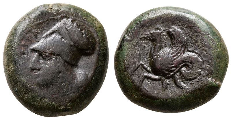 Sicily, Syracuse, 400-390 Bc. Æ Litra (19mm, 9.38g).