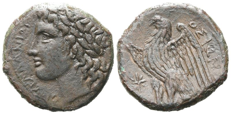Sicily, Syracuse. Hiketas II (287-278 Bc). Æ (22mm, 7.15g).
