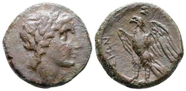 Sicily, Syracuse. Hiketas II (287-278 BC). Æ (21mm, 6.78g)