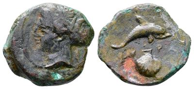 Sicily, Syracuse, C. 415-405 Bc. Æ Hemilitron (17mm, 3.20g).