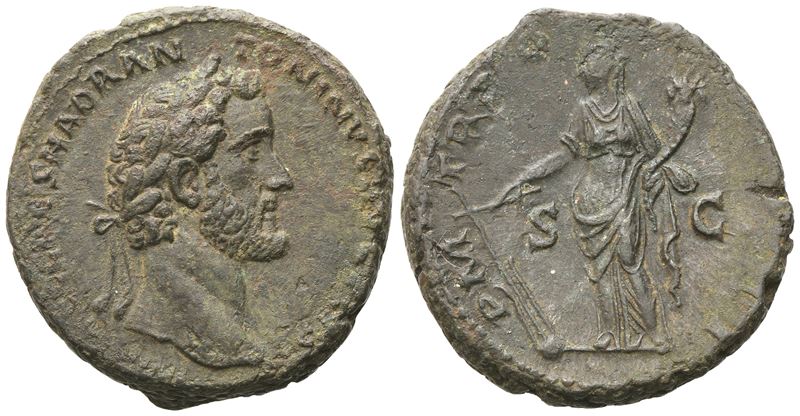 Antonino Pio, As (Æ), Roma, 139 d.C.