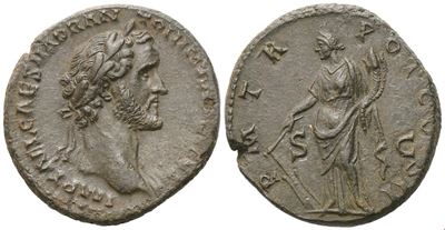 Antoninus Pius, As di Roma (139 d.C.), bronzo