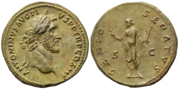 Antoninus Pius (138-161), Sestertius, Rome, 140-143; Æ (26,37 g; 33,4 mm; 12 h)