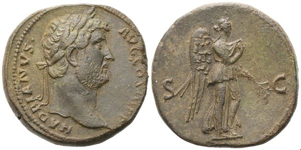 Hadrian (117-138), Sestertius, Rome, 134-138; Æ (28,77 g; 31 mm; 6 h)