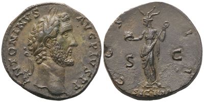 Antonino Pio (138–161), Sestertius, Roma, 139 d.C.