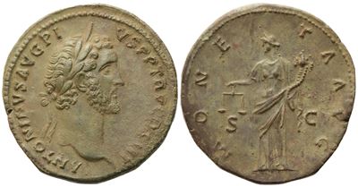 Antoninus Pius (138–161), Sestertio (Æ), Roma, 140–143