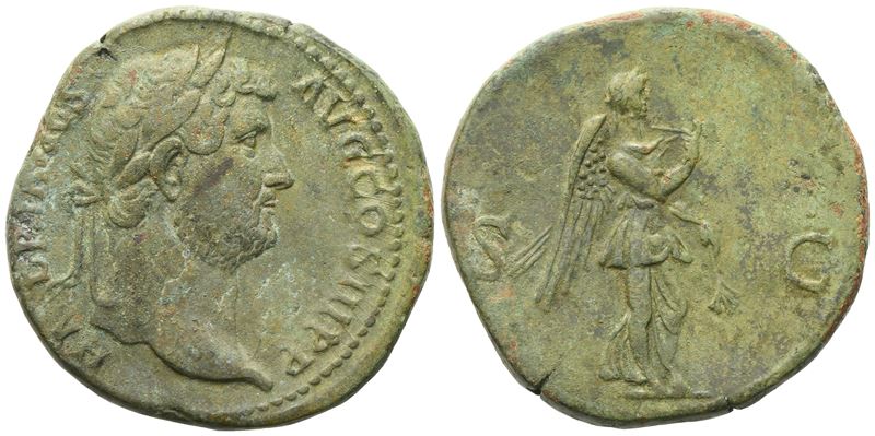 Hadrian (117-138), Sestertius, Rome, 136; Æ (25,85 G; 31,4 MM; 6 H)