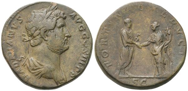 Hadrian (117-138), Sestertius, Rome, 133-135; Æ (27,04 g; 31 mm; 5 h)