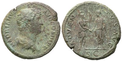 Adriano, Sesterzio (As) e Æ, Roma (134–138)
