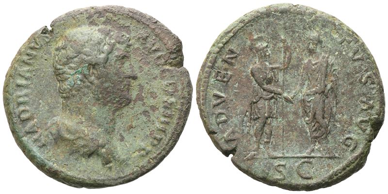 Adriano, Sesterzio (As) e Æ, Roma (134–138)