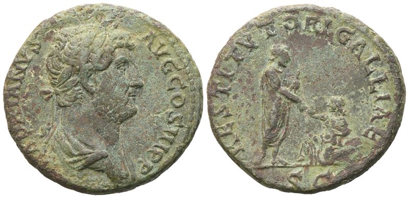 Hadrian (117-138), Sestertius, Rome, 130-133; Æ (11,79 G; 26,1 MM; 6 H)