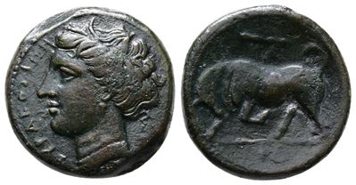 Sicily, Syracuse. Hieron II (275-215 Bc). Æ (19mm, 6.12g)