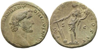 Antoninus Pius (138–161), As di Roma (139), Æ, 12,42 g