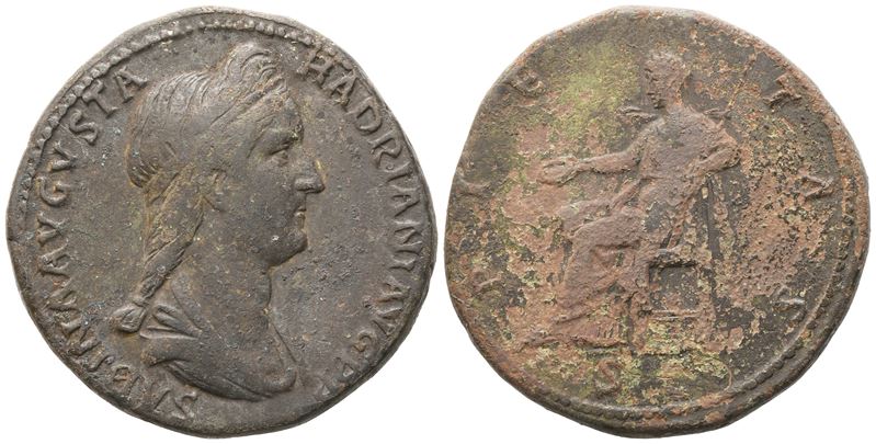 Sabina Augusta (128-136/7), Sestertius, Rome, 130-133; Æ (28,26 G; 32 MM; 12 H)