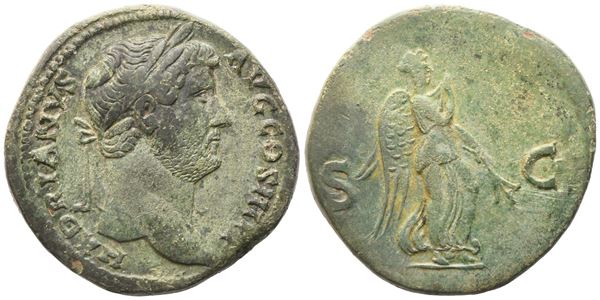 Hadrianus (117-138) Sestertius Roma, Æ (26,29 g; 30,4 mm; 6 h)