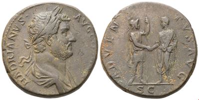 Hadrian, Sestertius (117–138 d.C.), Roma 134–138, bronzo