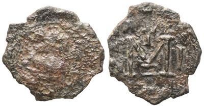 Lombards, Aistulf (749-756), Follis, Ravenna, C. 751/752; Æ (1,17 G; 16,5 MM)