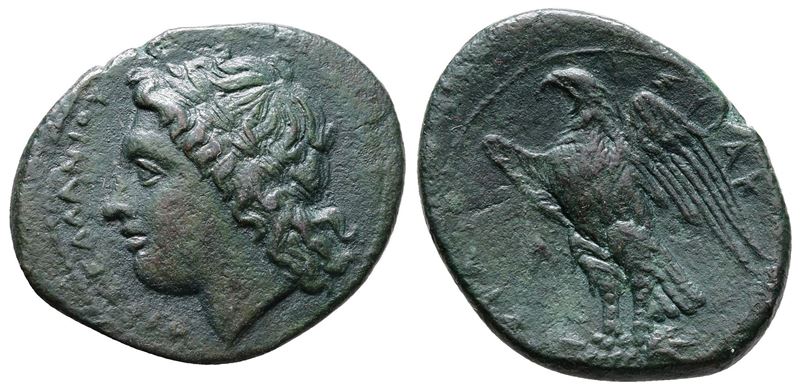 Sicily, Syracuse. Hiketas II (287-278 Bc). Æ (24mm, 7.09g).
