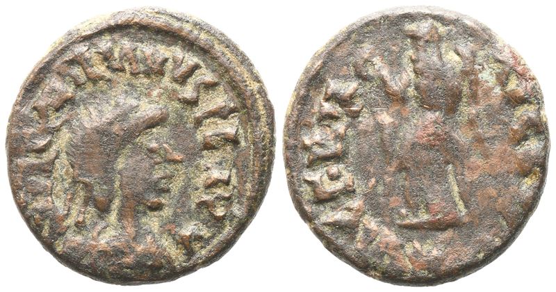 Ma iorianus, Sesterzio di bronzo (Æ3), Medaglia imperiale “VICTORIA AVGGG”, Milano