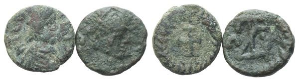 Lot of 2 Byzantine Æ coins to be catalogued