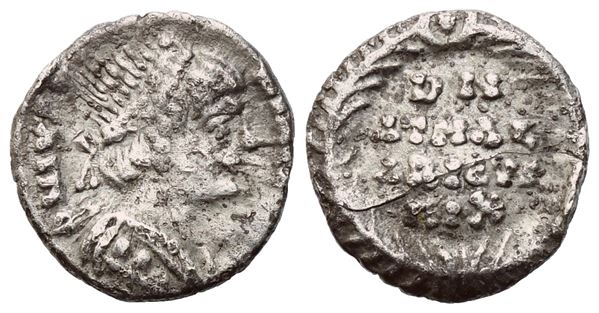 Ostrogoths, Athalaric (526-534), Quarter Siliqua, Ravenna; AR (0,71 g; 10,7 mm; 5 h)