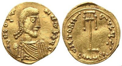 Costantino IV (668–685), Tremisse, Siracusa, AV