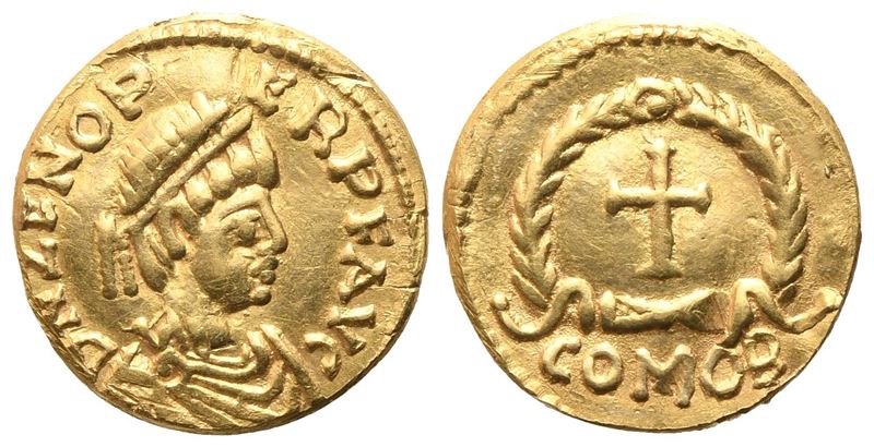 Odovacar (476-493), Tremisse in nome dell’Imperatore Zeno, zecca di Ravenna