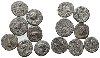 Lot Of 7 Æ Coins To Be Catalogued. Lot To Be Sold As Is, No Returns.