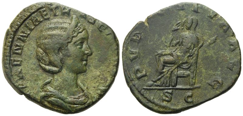 Herennia Etruscilla (augusta, 249-251). Æ Sestertius (28mm, 13.45g).