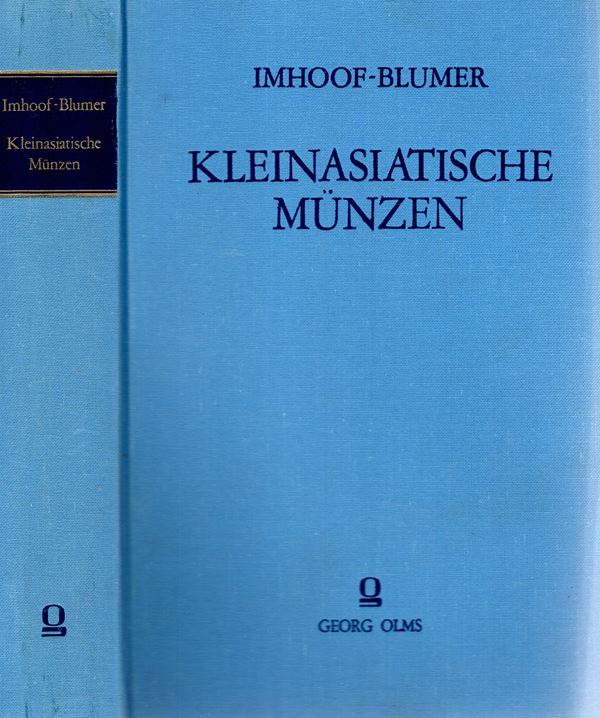 IMHOOF-BLUMER Friedrich - Kleinasiatische munzen. New York, 1974. I e II parte completo. pp 578, tavole 20 doppie. Legatura ed. ottimo stato, importante lavoro.