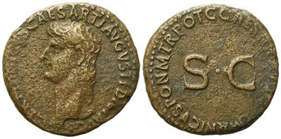 Germanicus (died Ad 19). Æ As (27mm, 10.30g).