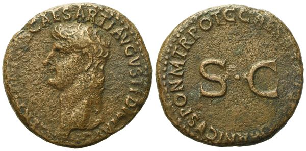 Germanicus (died AD 19). Æ As (27mm, 10.30g).