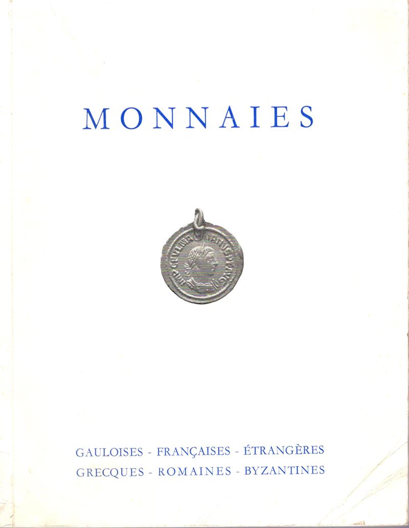 Ciani Louis - Vinchon Jean - Paris, 6\7 - May, 1955. Collection Caizergues De Pradines. Monnaies ...