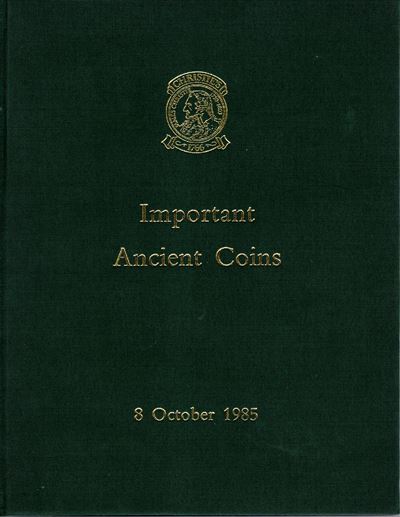 Christie’s,manson & Woods Ltd. - London, 4\8 - October, 1985.important Ancient Coins The Property...