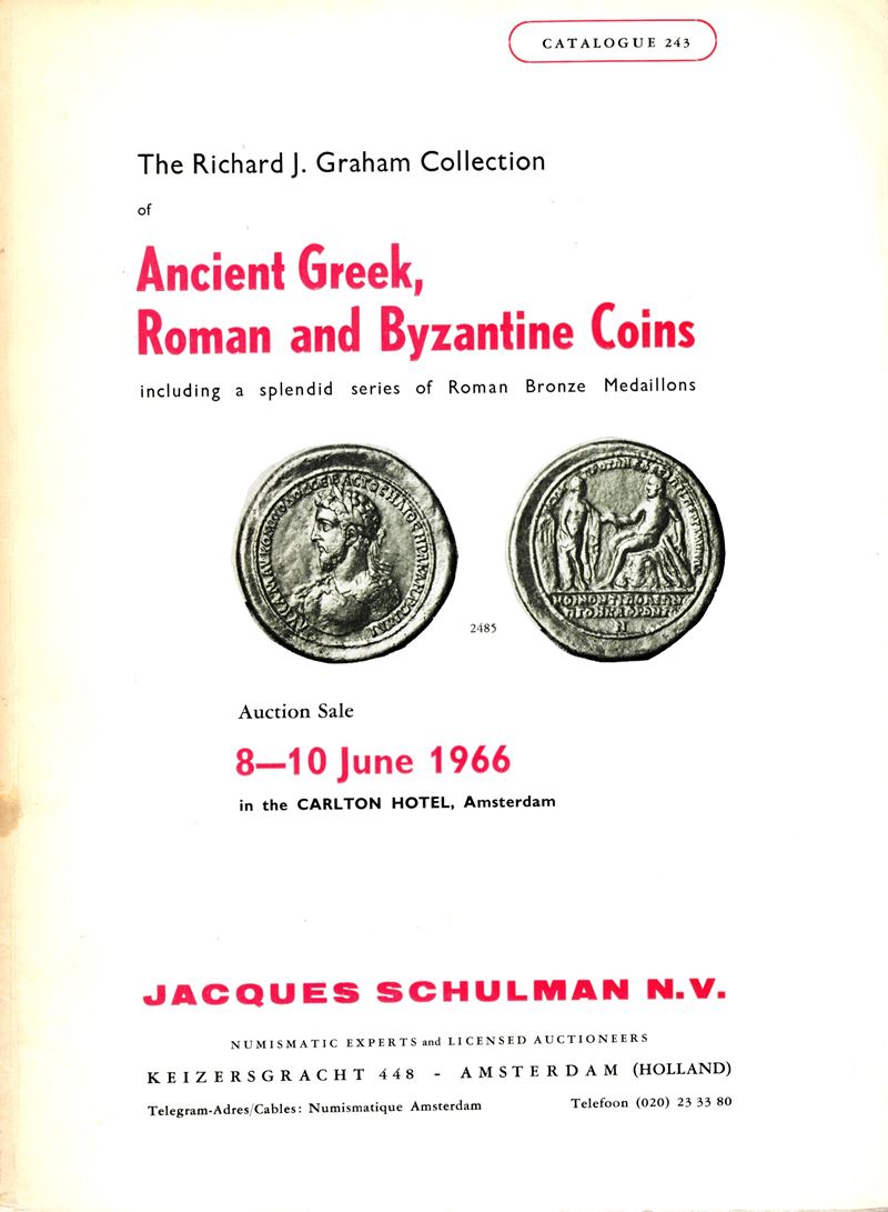 Schulman Jacques - Amsterdam - 8\10 - June, 1966. The Richard J. Graham ( Paul Tinchant) Pseudony...