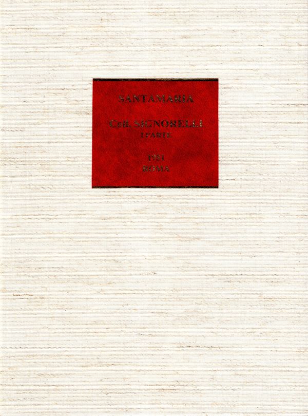 SANTAMARIA P&P - Roma, 25 - Ottobre, 1951. Collezione Angelo Signorelli I parte. Monete greche. Pp 54, lots 613, plates 18. Legatura rigida, interno buono stato, prezzi Valutazione e Aggiudicazione manoscritti,  molto rara. Spring, 652