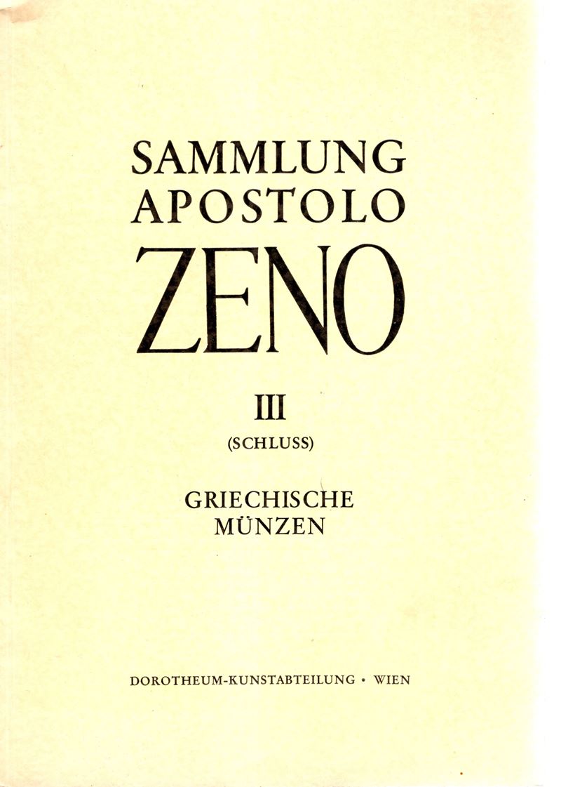 Dorotheum. - Wien, 26\27 - March, 1957. Sammlung Apostolo Zeno ( 1668 - 1750) II Parts. (schluss)...